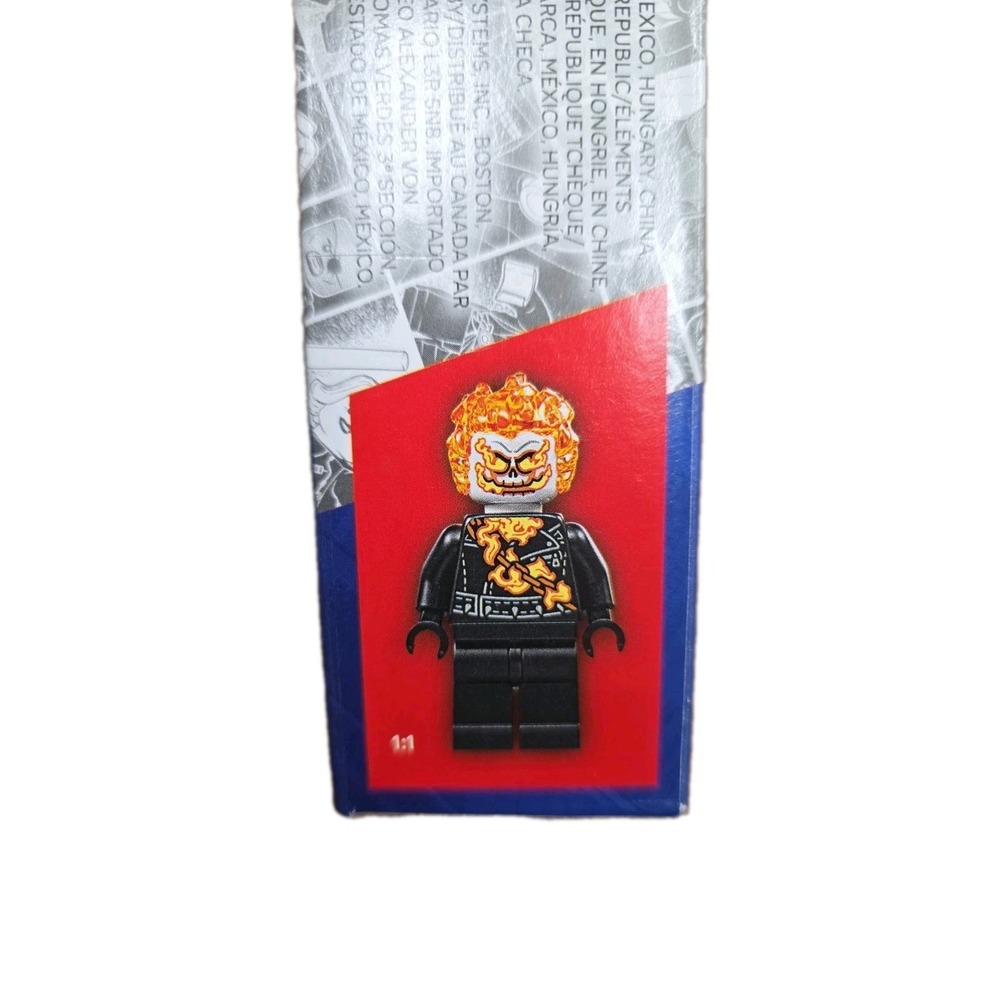 LEGO Marvel Spider-Man vs. Ghost Rider Motorcycle Building Toy for Multicolor - Picture 3 of 3